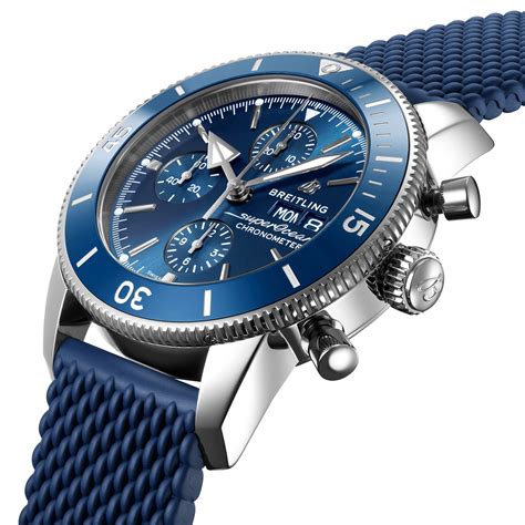 breitling superocean ii 44 rubber|breitling superocean heritage 44 chronograph.